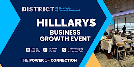 District32 Business Networking Perth – Hillarys - Tue 26 Mar primary image