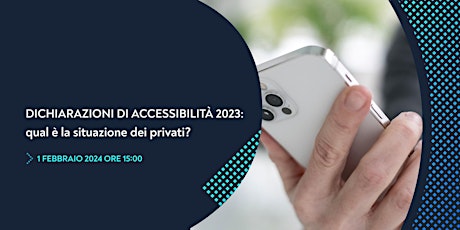 Immagine principale di Dichiarazioni di accessibilità 2023: qual è la situazione dei privati? 