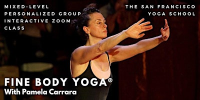 Primaire afbeelding van Fine Body Yoga Personalized Interactive Online Mixed-Level Group Classes