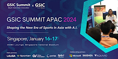 GSIC Summit APAC 2024: Shaping the New Era of Sport in Asia with AI primary image