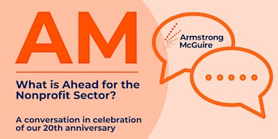 Imagem principal do evento Armstrong McGuire 20 Year Anniversary Conversation