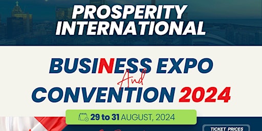 Imagem principal do evento Prosperity International Business Expo and Convention