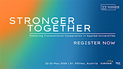 Primaire afbeelding van Stronger Together | EURASHE 33rd Annual Conference