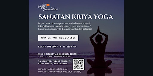 Image principale de Sanatan Kriya Yoga FREE sessions