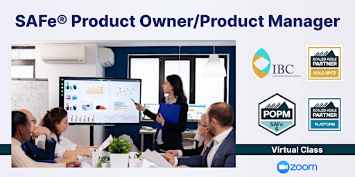 Imagem principal do evento SAFe Product Owner/Product Manager 6.0-Virtual class