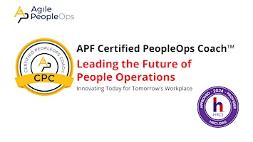 Hauptbild für APF Certified PeopleOps Coach™ (APF CPC™) | Aug 5-8, 2024