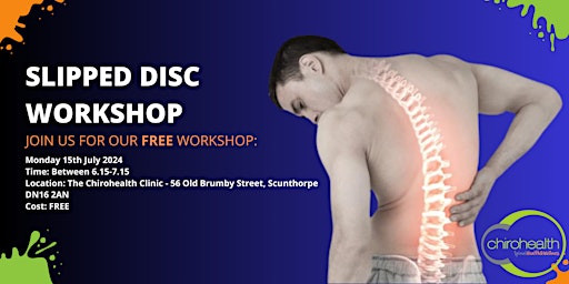 How To Safely And Effectively Manage Slipped Disc Workshop primary image