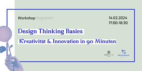 Design Thinking Basics: Kreativität und Innovation in 90 Minuten primary image