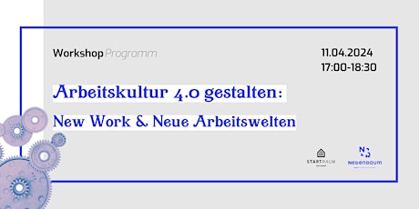 Hauptbild für Arbeitskultur 4.0 gestalten: Ein Workshop für New Work und Neue Arbeitswelt