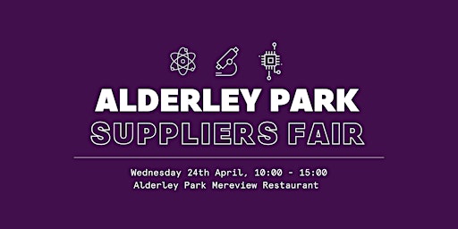 Image principale de Alderley Park Suppliers Fair Spring 2024 - Delegate Ticket