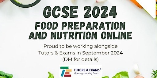 Imagem principal do evento Food Preparation and Nutrition GCSE Termly September 2024