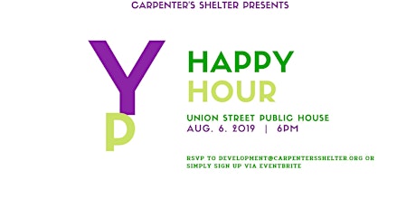 Carpenter's Shelter Young Philanthropist Happy Hour  primary image