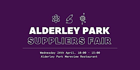 Image principale de Alderley Park Suppliers Fair Spring 2024 - Exhibitor Stand