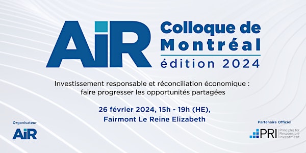 AIR – Colloque de Montréal – édition 2024