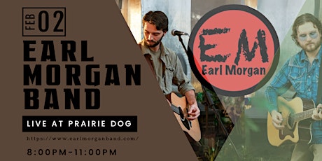 Imagem principal do evento EarlMorgan Band at Prairie Dog Brewing