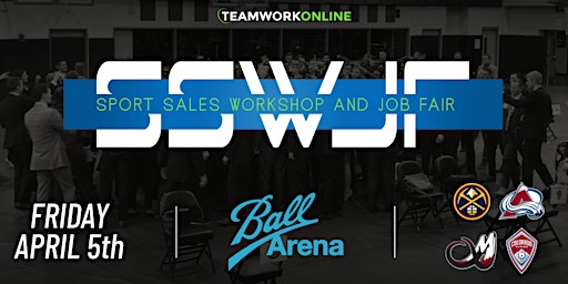 Hauptbild für TeamWork Online Sport Sales Workshop & Job Fair - Student Sign Ups - Denver