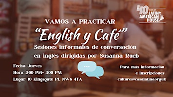 "English y  Café", sesiones de prácticas de conversación en inglés  primärbild