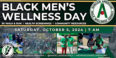 Imagem principal do evento 2024 Memphis Black Men's Wellness Day
