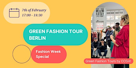 Primaire afbeelding van GREEN FASHION TOUR - Berlin Fashion Week