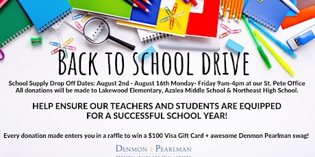 St. Petersburg Back to School Supply Drive primary image