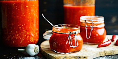 Immagine principale di Fiery Fermenting - Making Homemade Hot Sauce w/ Sarah Arrazola 