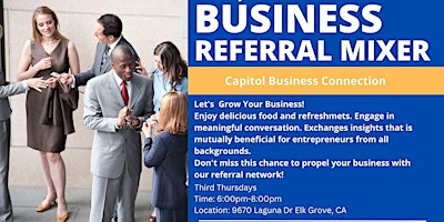 Primaire afbeelding van Capitol Business Connection Referral Network Mixer