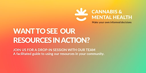 Image principale de Cannabis and Mental Health resource introductory workshops