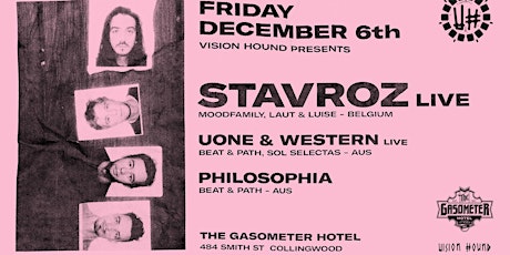 Vision Hound presents Stavroz Band Live ++ primary image