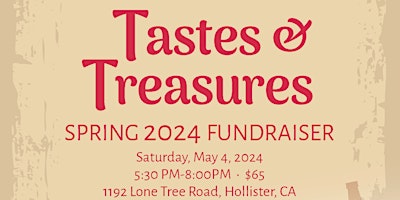 Imagem principal do evento Tastes & Treasures