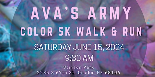 Primaire afbeelding van 2nd Annual Ava's Army Color Run