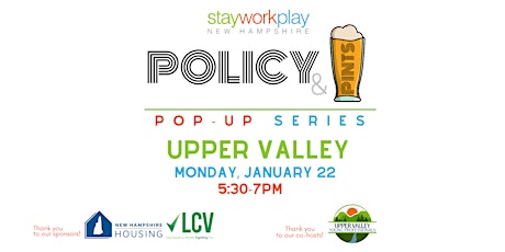 Policy & Pints Pop-up Series: Upper Valley  primärbild