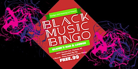 Black Music Bingo at Glider'z Bar & Lounge primary image