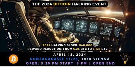 Imagem principal do evento The 2024 Bitcoin Halving Event!