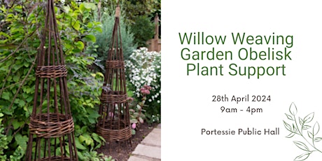 Willow Weaving Garden Obelisk Plant Support