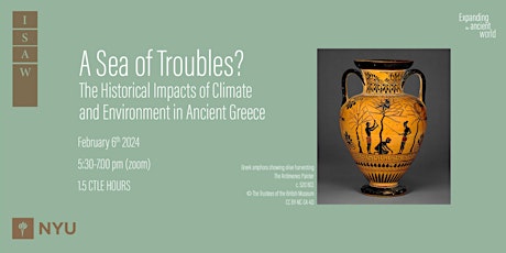 ETAW Workshop | Sea of Troubles? Climate and Environment in Ancient Greece primary image