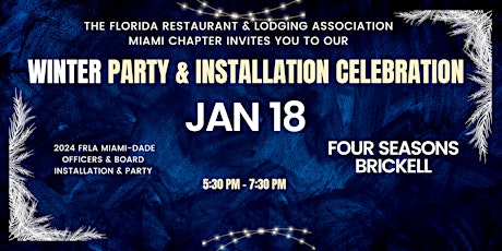 Imagem principal do evento FRLA Miami Winter Celebration & Installation of 2024 Officers and Board