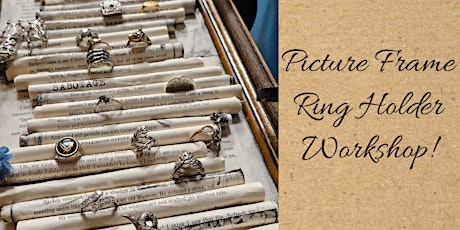 Saturday Craft Project! Picture Frame Ring Holder primary image