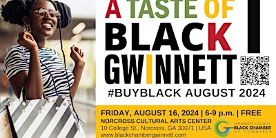 Imagem principal de A Taste of Black Gwinnett Youthpreneur Vendors - August - 2024