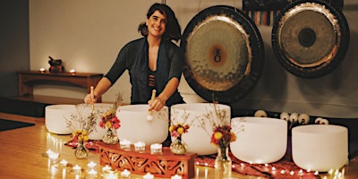 Imagem principal do evento Nurturing Sound Bath | Sound Healing with Crystal Bowls & Gongs
