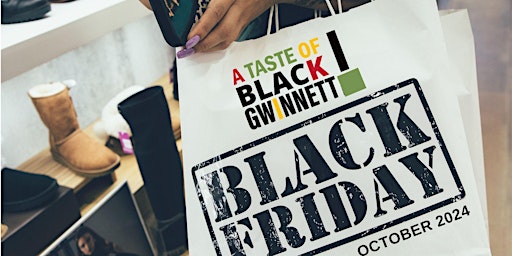 Imagen principal de A Taste of Black Gwinnett Youthpreneur Vendors - October - 2024