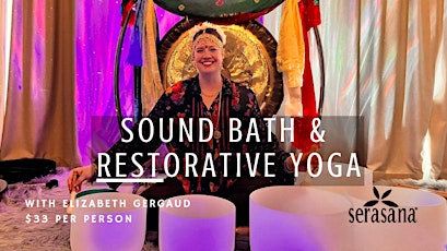 Primaire afbeelding van Sound Healing + Restorative Yoga