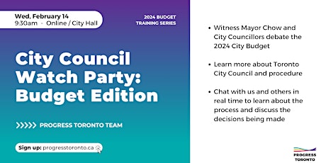 City Council Watch Party: Budget Edition  primärbild