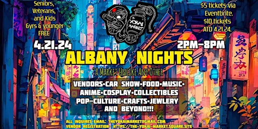 The Yokai Market: Albany Nights primary image