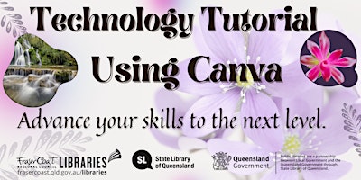 Immagine principale di Technology Tutorials -  Hervey Bay Library - Canva  - Advance your Skills 