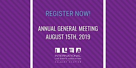 ILEA Calgary Annual General Meeting 2019 primary image