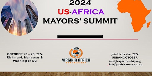 Imagem principal do evento 2024 US-AFRICA MAYORS' SUMMIT