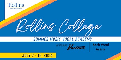 Primaire afbeelding van Rollins College Summer Music Vocal  Academy 2024