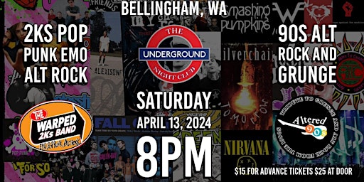 Altered 90s w/The Warped 2ks Band @ The Underground in Bellingham! primary image