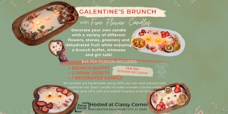 Galentine's Brunch - Fire Flower Candle Event primary image
