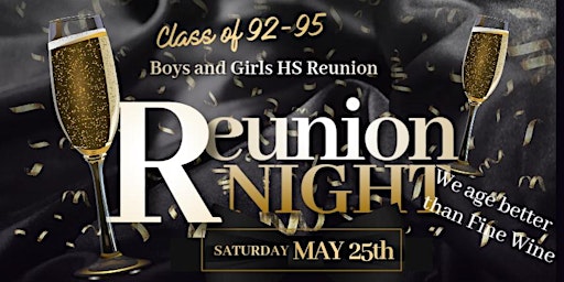 Primaire afbeelding van Boys and Girls High School 30 Year Reunion  Gala 2024